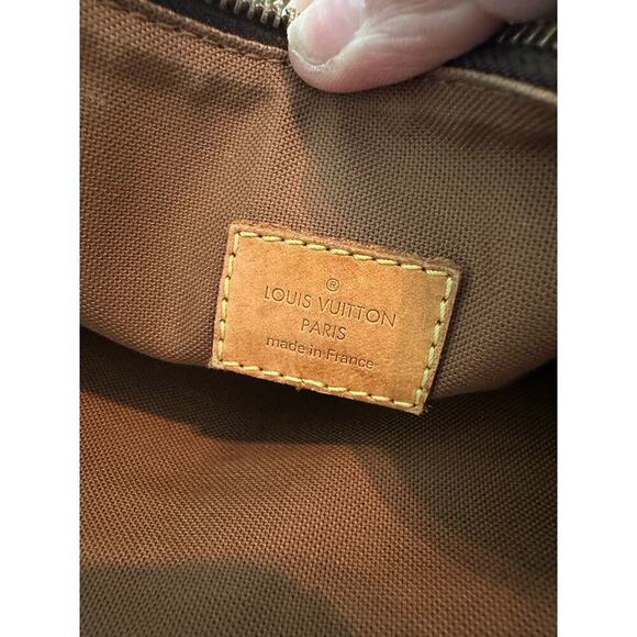 Vintage Boho Louis Vuitton Women's Brown Braided Leather Pochette Bosphore Bag - Picture 4 of 16